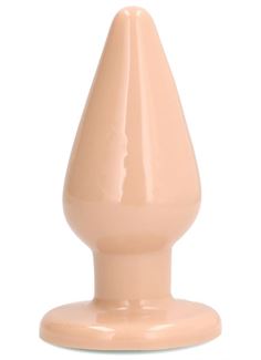 Телесная анальная пробка 5 Inch с самолубрикацией (14 см)