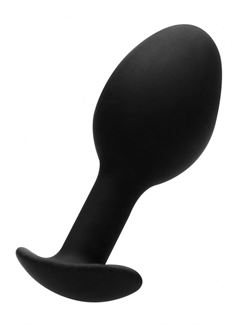 Черная анальная пробка N 89 Self Penetrating Butt Plug (8,3 см)