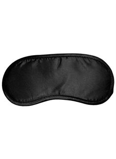 Чёрная маска на глаза Satin Blindfold