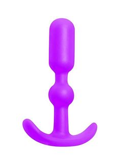 Фиолетовая силиконовая анальная пробка Anal Anchor (10,2 см)