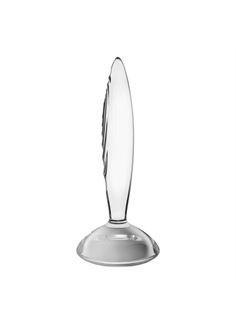 Стеклянный фаллоимитатор Sparkling Crystal (19 см)