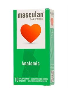 Презервативы анатомической формы Masculan Anatomic (10 шт)
