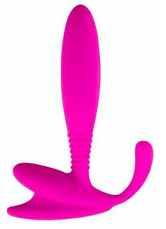 Розовый стимулятор простаты Beginner P-Spot Massager (12 см)