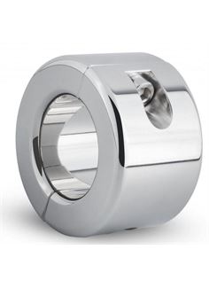 Серебристый утяжелитель для мошонки Sinner Metal Heavy Ball Stretcher №1