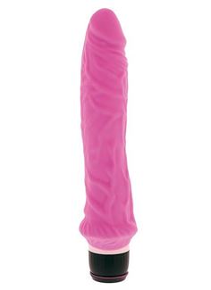 Розовый вибратор-реалистик PURRFECT SILICONE CLASSIC 8.5INCH (21,5 см)