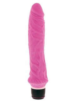 Розовый вибратор-реалистик PURRFECT SILICONE CLASSIC 8.5INCH (21,5 см)