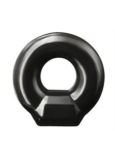 Черное эрекционное кольцо Drop Ring