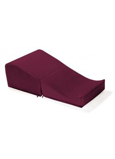 Вишнёвая подушка для любви Liberator Retail Flip Ramp с чехлом из вельвета