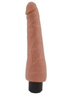 Кофейный вибратор реалистик Flirtation (24 см)