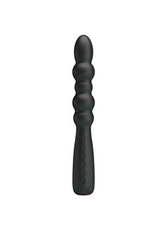 Черный гнущийся вибратор Monroe (18,5 см)