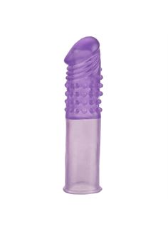 Фиолетовая насадка-удлинитель Mega Stretch - Penis Extension (16,5 см)