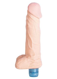 Телесный вибратор Vibro Realistic Cock Dildo (18 см)