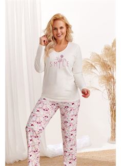 Женская хлопковая пижама Iga Plus Size
