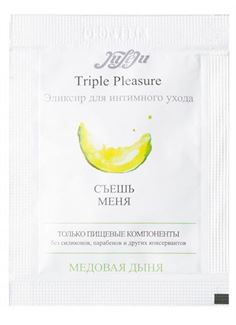 Эликсир для интимного ухода Triple Pleasure - Медовая дыня (3 мл)