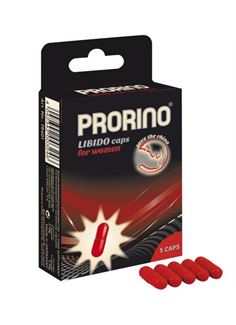 БАД для женщин ero black line PRORINO Libido Caps, 5 капсул