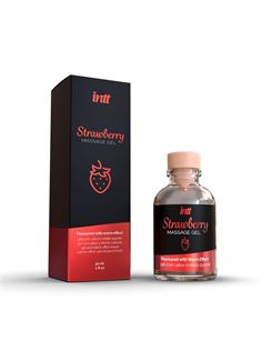 Массажный гель с ароматом клубники Strawberry (30 мл)