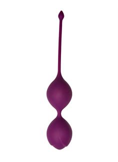 Фиолетовые вагинальные шарики Кегеля Delta со смещенным центом тяжести
