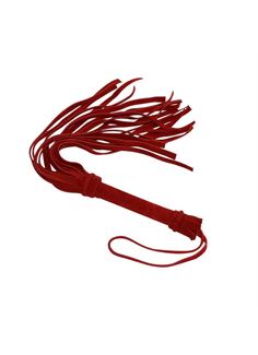 Красная мини-плеть Королевский велюр (40 см)