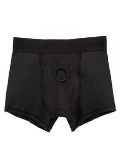 Черные трусы-боксеры BOUNDLESS BOXER BRIEF HARNESS - размер S/M