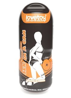Мастурбатор-анус с вибрацией Sex In A Can Anus Lotus Tunnel