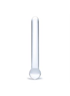 Стеклянный жезл с шаром Straight Glass Dildo (17,8 см)