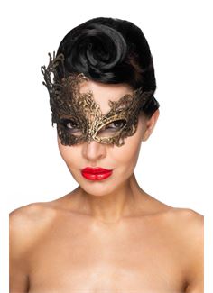 Золотистая карнавальная маска Хамаль