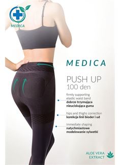 Утягивающие и корректирующие силуэт колготки Medica Push Up 100 den