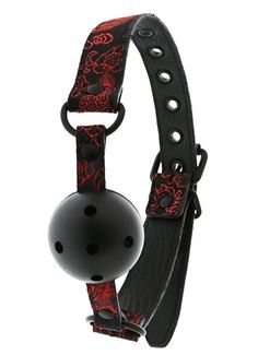 Кляп-шарик с отверстиями BLAZE DELUXE - BREATHABLE BALL GAG