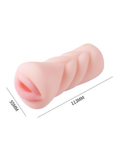 Телесный мастурбатор ротик Yoni №6 Oral