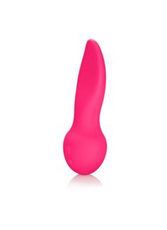 Розовый виброязычок Mini Marvels Silicone Marvelous Flicker