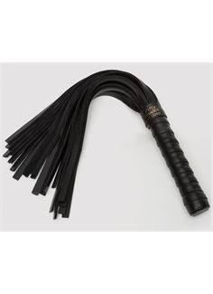 Черная кожаная плеть Bound to You Faux Leather Small Flogger (29,2 см)