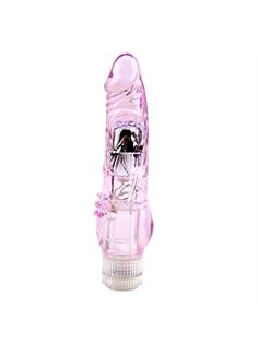 Фиолетовый вибратор Cobalt G-Spot с шипами (21 см)