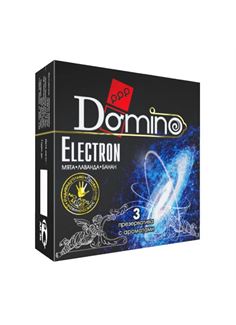 Ароматизированные презервативы Domino Electron (3 шт)