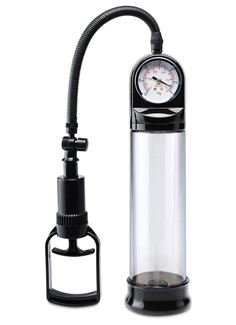 Черная мужская вакуумная помпа Accu-Meter Power Pump