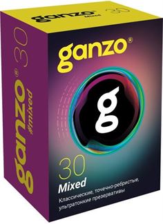 Микс-набор из 30 презервативов Ganzo Mixed