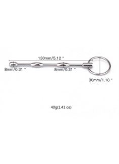 Уретральный металлический плаг с бугорками