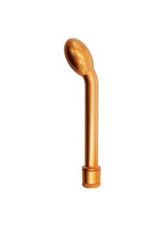 Золотистый вибратор для точки G Eve After Dark G-Spot Vibe - 20 см.