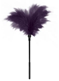 Пластиковая метелочка с фиолетовыми пёрышками Small Feather Tickler (32 см)