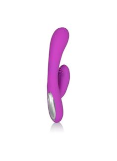 Фиолетовый перезаряжаемый вибромассажер Embrace Massaging G-Tickler