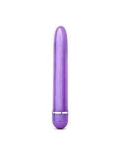 Фиолетовый тонкий классический вибратор Slimline Vibe (17,8 см)