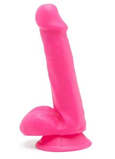 Розовый фаллоимитатор Happy Dicks Dildo 6" with Balls (15,2 см)