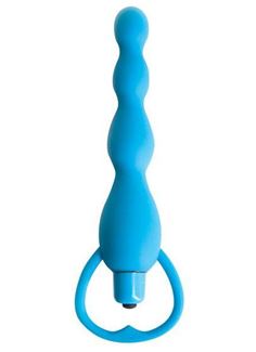 Анальная ёлочка с вибрацией Climax Silicone Vibrating Bum Beads (16 см)