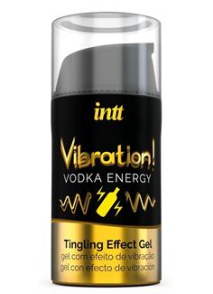 Жидкий интимный гель с эффектом вибрации Vibration! Vodka Energy (15 мл)