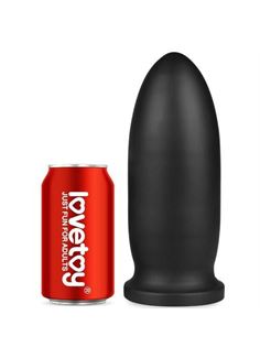 Черная анальная втулка 9 King Sized Anal Bomber (23 см)