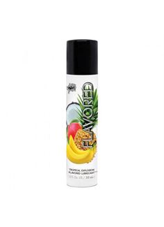 Лубрикант Wet Flavored Tropical Explosion с ароматом тропических фруктов (30 мл)