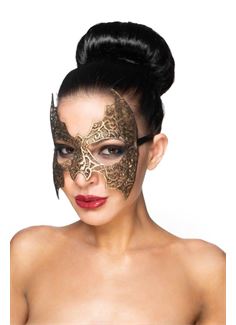 Золотистая карнавальная маска - Алиот