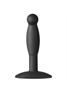 Черная анальная пробка Platinum Premium Silicone - The Minis - Smooth Small - Black S