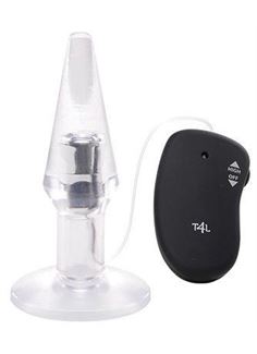 Прозрачная пробка с вибрацией JAMMY JELLY ANAL - POINT OF PLEASURE MEDIUM (14,5 см)
