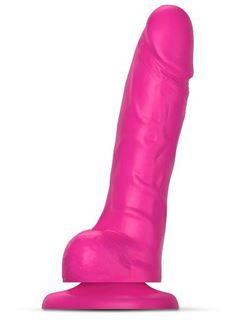 Розовый фаллоимитатор Strap-On-Me Sliding Skin Realistic Dildo size M