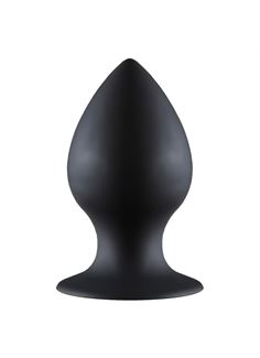 Чёрная анальная пробка Thick Anal Plug XL - 13 см.